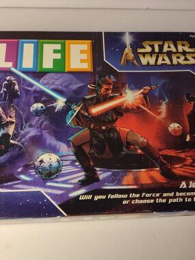 Star Wars The Game of Life A Jedi's Path COMPLETE Milton Bradley 2002 SciFi